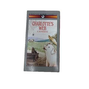 VIntage Charlottes Web Book on Cassette